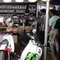 Bengkel ini melayani modifikasi motor klasik spesialis Honda menjadi street cub.