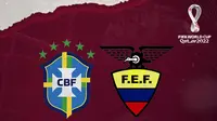 Kualifikasi Piala Dunia 2022 zona Amerika Selatan: Brasil vs Ekuador. (Bola.com/Dody Iryawan)