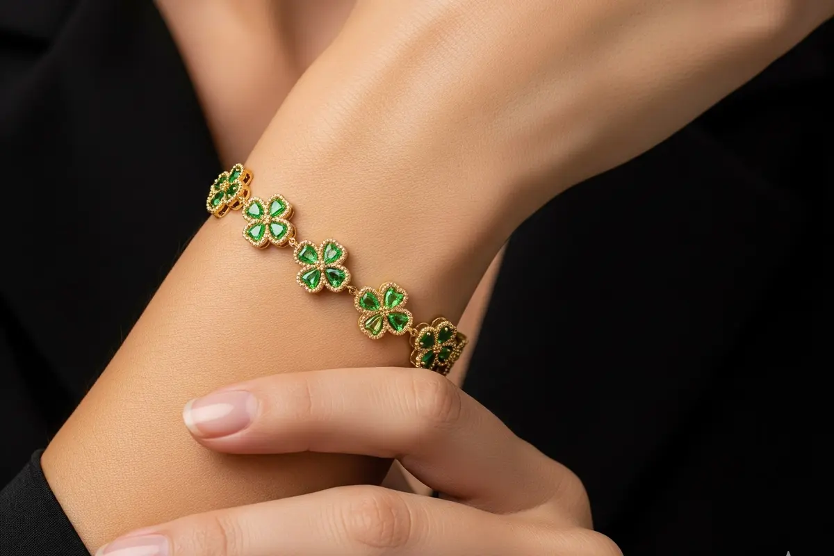 Gelang Clover Keberuntungan