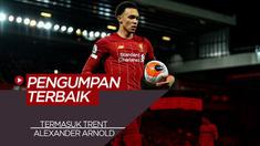 Berita Video tentang Pengumpan Crossing terbaik di Liga Top Eropa, termasuk Trent Alexander-Arnold yang merupakan salah satu pemain Liverpool
