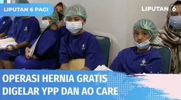 Operasi hernia gratis digelar atas kerjasama YPP SCTV-Indosiar dan AO Care di RS EMC Tangerang. Sebanyak 35 orang ikuti operasi hernia yang terdiri dari dewasa dan anak-anak. Para pasien sangat terbantu dengan adanya program ini.