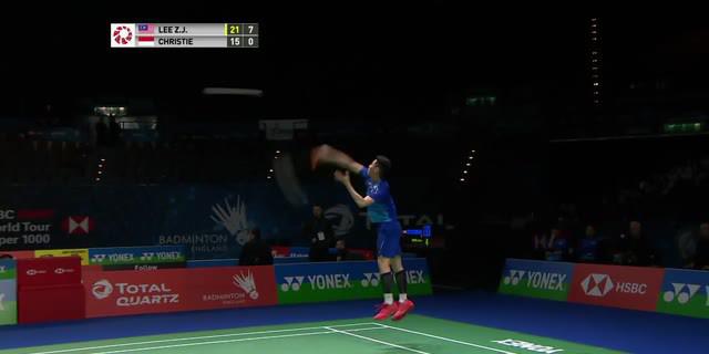VIDEO: Highlights All England 2020, Kekalahan Jonatan Christie dari Lee Zii Jia