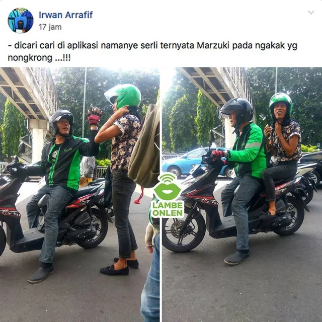 Status Lucu Driver Ojek Online Saat Kena Prank Ini Bikin Cengar-Cengir