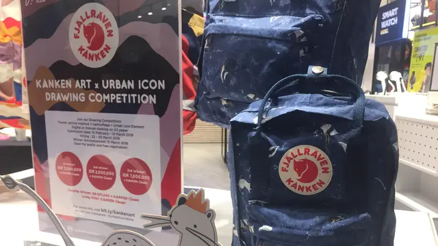 Kanken Art Blue Fable