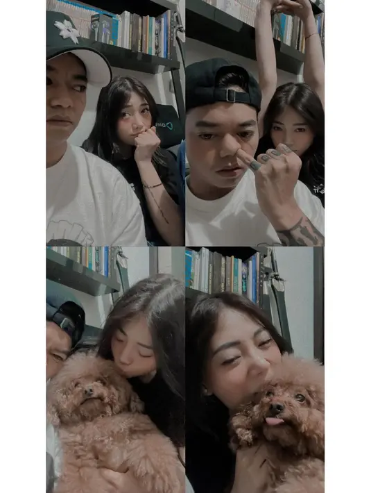 Kekompakan Reza Arap dan Wendy Walters bersama anjing peliharaan mereka. (Foto: Instagram/ ybrap)