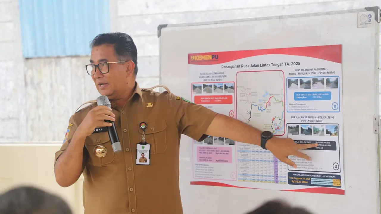 Tingkatkan Jalan di Mahulu, Pemprov Kaltim Anggarkan Rp120 Miliar