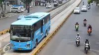 Bus Transjakarta (Liputan6.com/Immanuel Antonius)