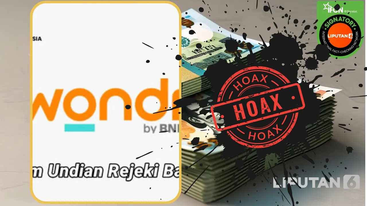 Cek fakta pendaftaran undian rejeki Bank BNI