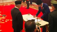 Jokowi melantik Duta Besar Afrika Selatan (Titin Supriyatin/Merdeka.com)