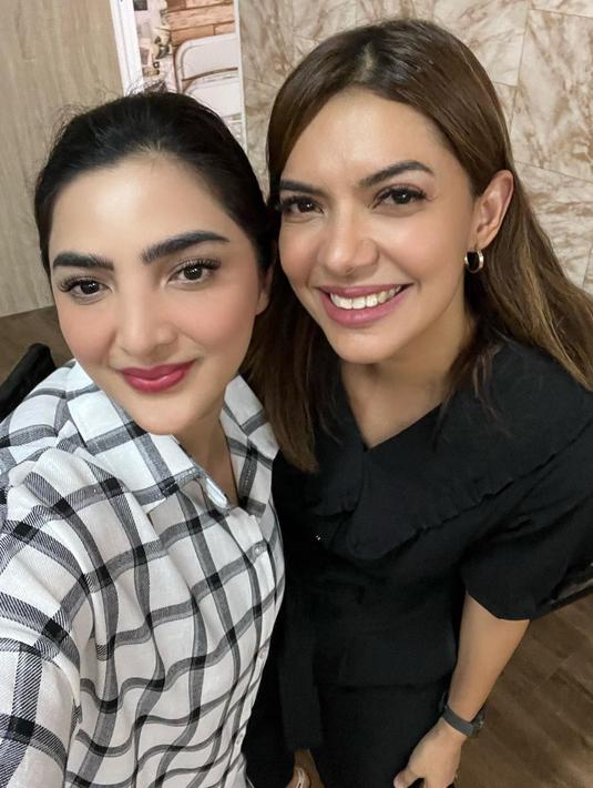 Pertemuan Ashanty dan Najwa Shihab. (Instagram/ashanty_ash)