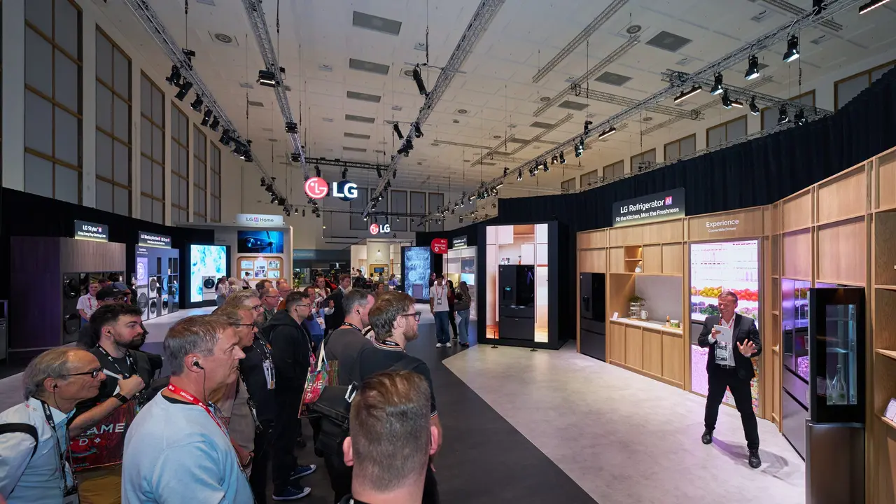 LG memperkenalkan tujuh inovasi home appliance berbasis AI pada IFA 2026. Credit: LG Electronics