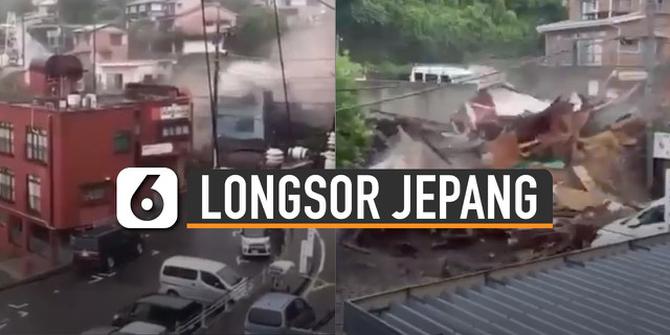 VIDEO: Ngeri, Detik-Detik Longsor Kota Atami di Jepang