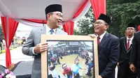 Pisah Sambut Ridwan Kamil-Oded M Danial. (Dok. Humas Kota Bandung/Huyogo Simbolon)