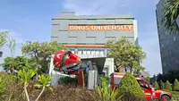 Kebakaran Binus Kemanggisan, Api Dilokalisir dalam 30 Menit