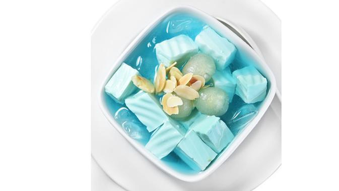  Resep  Es  Blue Lychee and Jelly  Segar  Pelepas Dahaga 