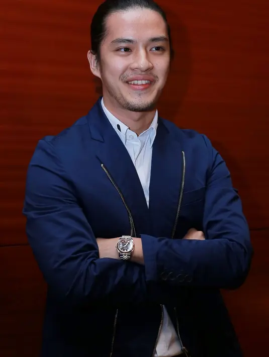 'awal saya masuk ke dunia hiburan karena memang saya senang menghibur. Baik jadi penyanyi maupun aktor semuanya bertujuan untuk menghibur begitu banyak orang,' ujar Morgan. (Galih W. Satria/Bintang.com)