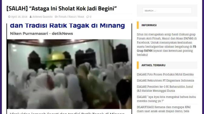 [Cek Fakta] Viral Video Gerakan Salat Seperti Berjoget