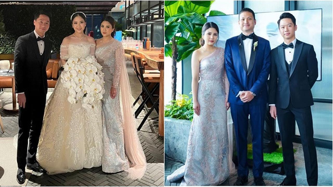 6 Potret Kevin Sanjaya dan Valencia Tanoe di Pernikahan Jessica Tanoe, Tampil Serasi