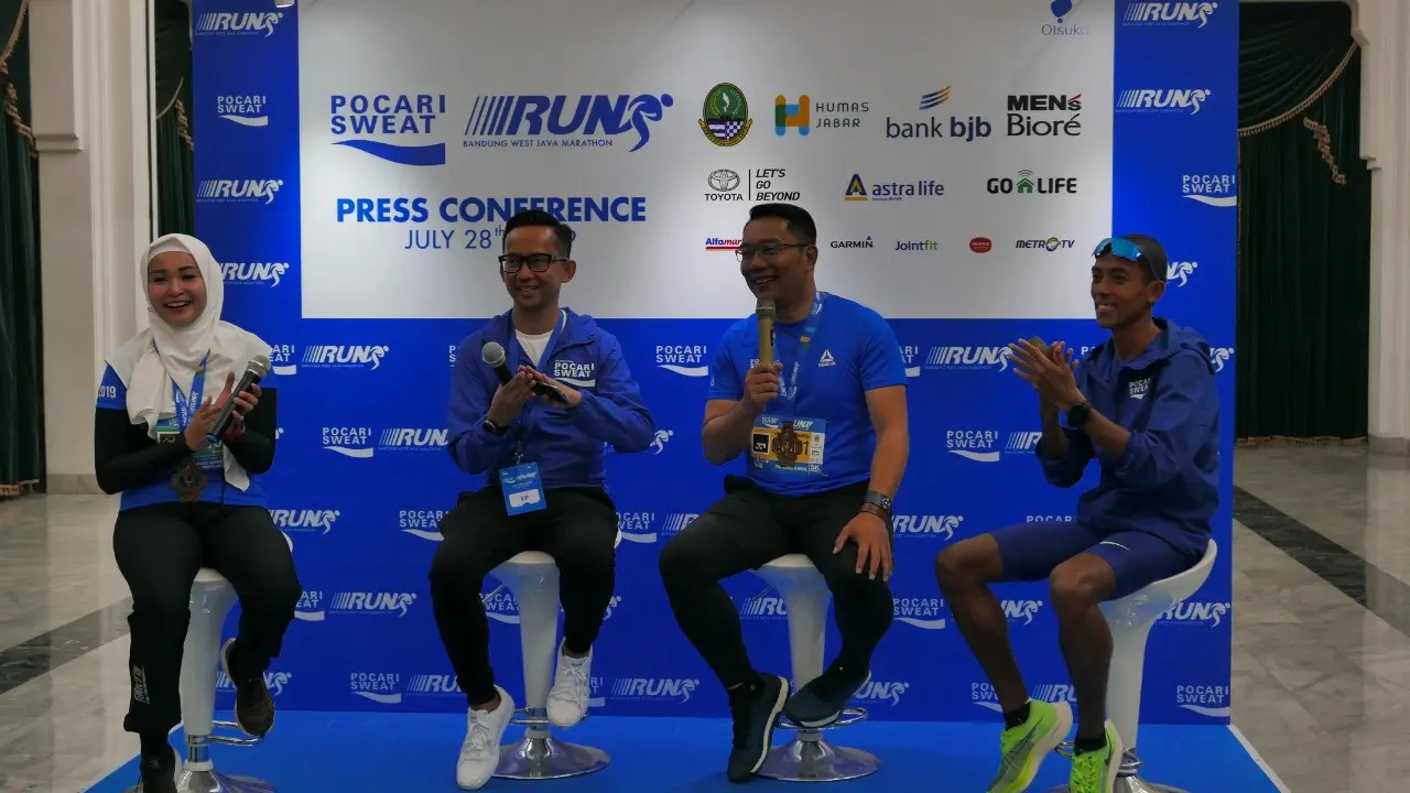 Press conference Pocari Sweat Run Bandung 2019