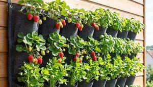 Kebun Sayur Mini Vertikal di Balkon Sempit (Foto: AI)