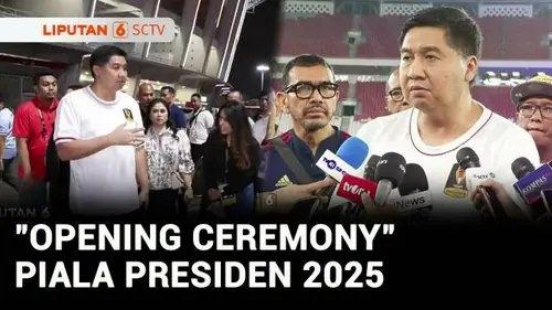 VIDEO: Jelang Opening Ceremony Piala Presiden 2025, Maruarar Sirait Tinjau Kesiapan Venue
