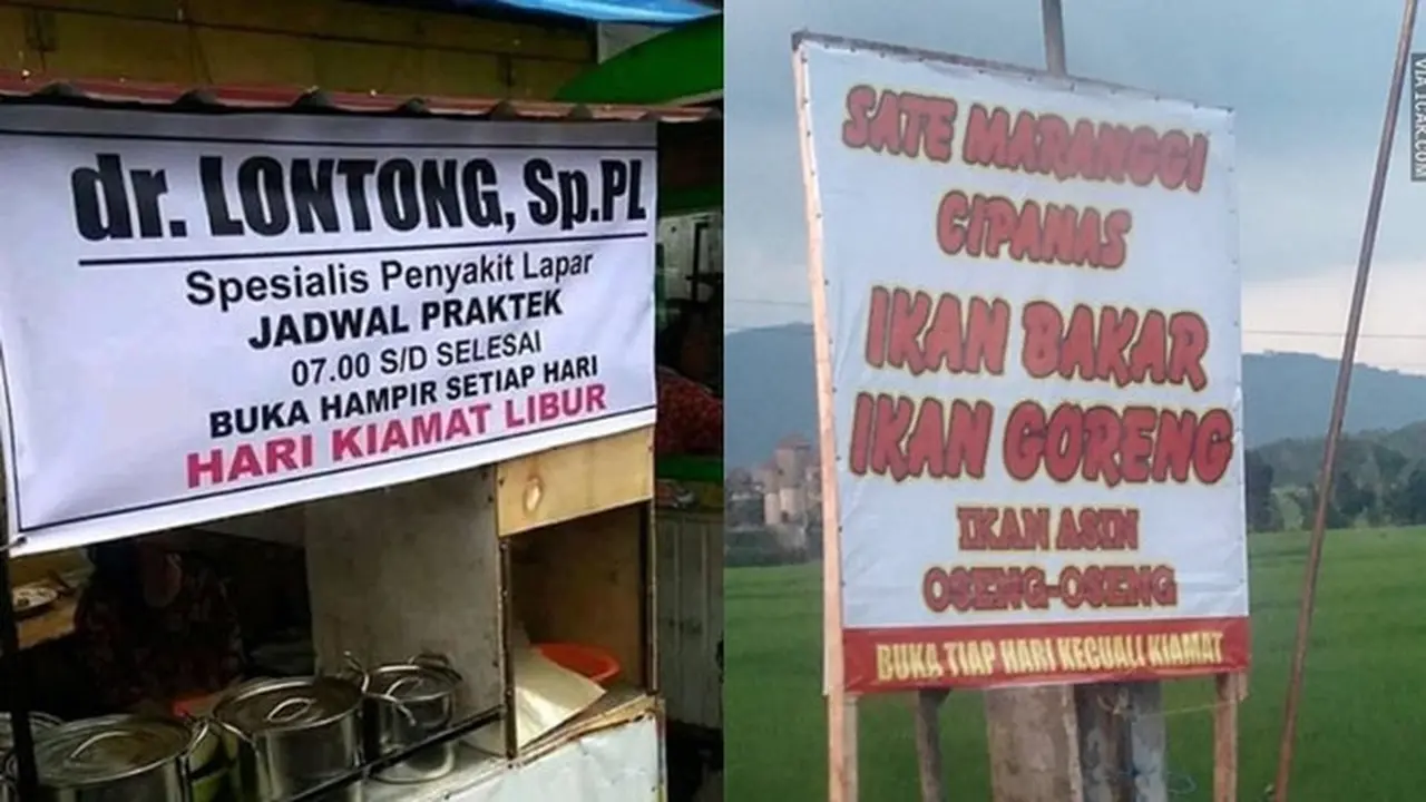 6 Spanduk Jualan 'Hari Kiamat Tutup' Ini Bikin Pembeli Elus Dada, Kocak