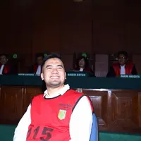 Foto Saipul Jamil di Pengadilan Negeri Jakarta Utara (Andy Masela/bintang.com)