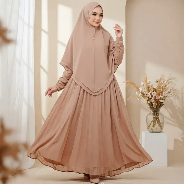 7 Model Baju Keki Gamis yang Elegan dan Anggun, Gaya Trendi Masa Kini