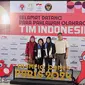 Rifda Irfanaluthfi saat kembali ke Indonesia usai berlaga di Olimpiade 2024