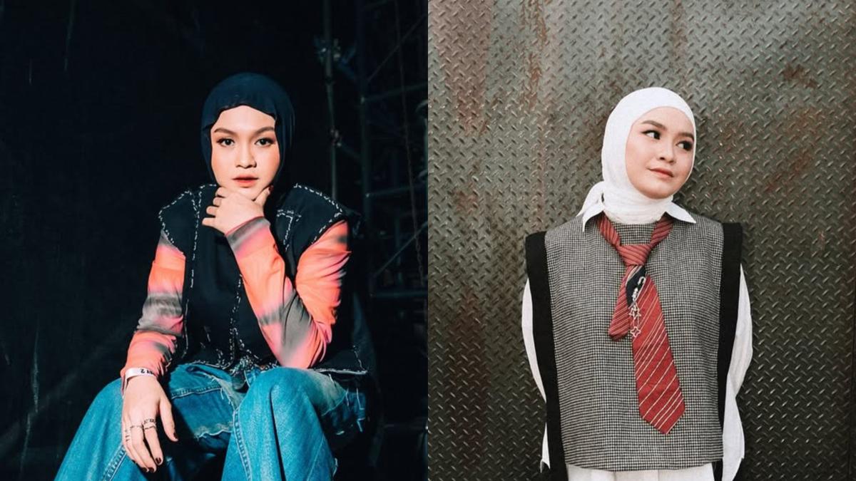Gaya Layering Vest Salma Salsabil Comeback di Panggung Pestapora 2025 Jadi Inspirasi Tampilan Skena ala Ibu Anak Satu