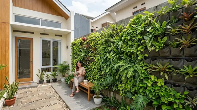 Desain Rumah dengan Taman Mini di Lahan Terbatas