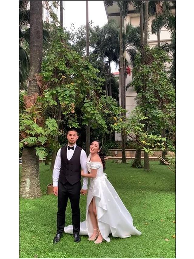 6 Momen Pernikahan Michelle Wanda 'Layangan Putus', Digelar Secara Intimate