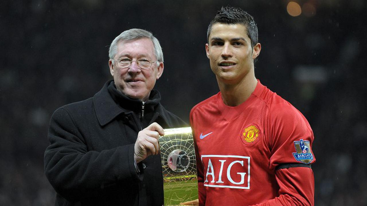 Alex Ferguson dan Cristiano Ronaldo (AFP PHOTO/ ANDREW YATES)