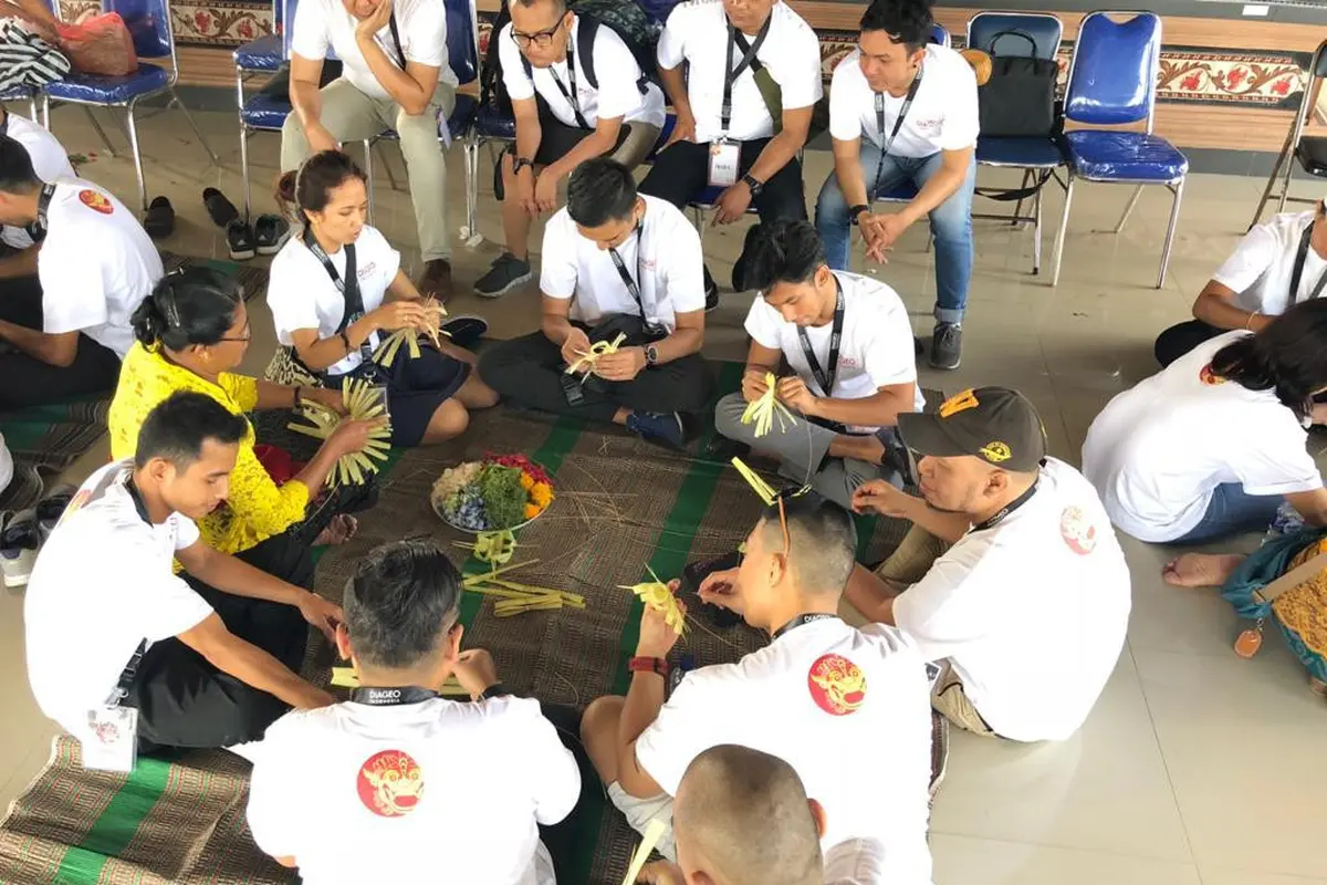 Aksi Diageo indonesia di Desa Nyambu Bali