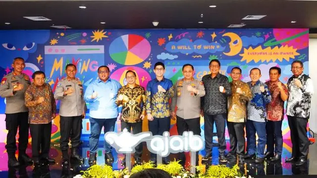 Pembukaan kantor pusat baru  unicorn Ajaib di gedung BEI, Selasa (29/3/2022) (Dok:Ajaib)