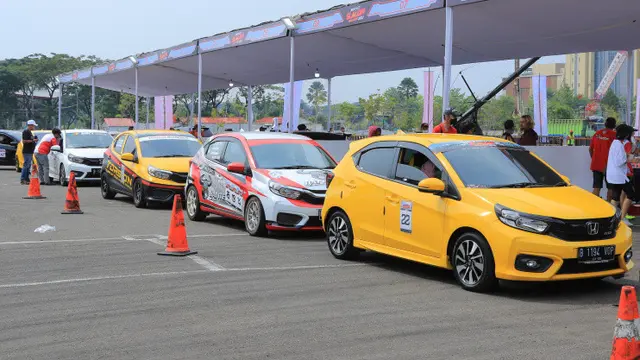 Honda Brio Challenge 2022 jadi ajang kompetisi konsumen Honda untuk taklukan slalom (Honda)