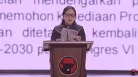 Ketua DPP PDIP Puan Maharani di Rakernas V PDIP, Minggu (26/5/2024). (Foto: tangkapan layar youtube PDI Perjuangan)