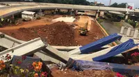 Ini Penyebab Balok Girder di Proyek Tol Depok-Antasari Ambruk