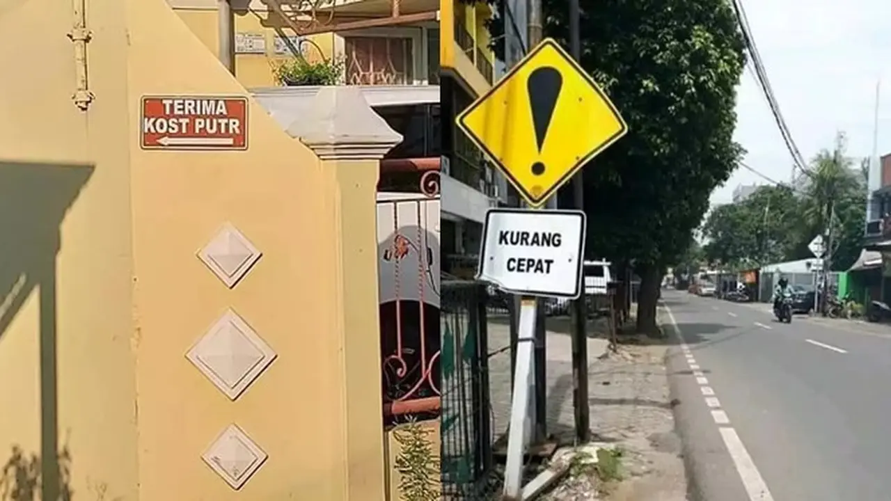 6 Potret Pemberitahuan Kurang Satu Huruf Ini Jadi Beda Makna, Kocak