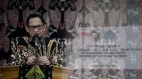 Mendagri, Tito Karnavian dalam acara penyerahan bantuan oleh TP PKK Pusat kepada Pemerintah Daerah Kabupaten Sumba Timur, di Gedung Nasional Umbu Tipuk Marisi, Sumba Timur, NTT, Kamis (3/6/2021).