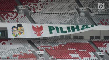 Persiapan Kampanye Akbar Prabowo-Sandi di GBK