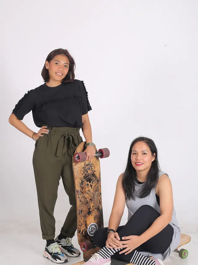 [Fimela] Menaklukkan Jalanan Beraspal Bersama Longboard Girls Crew Indonesia