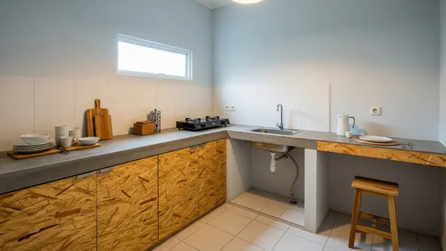Desain Dapur Gaya Japandi untuk Ruang Kecil dengan Anggaran Rp10 Juta /Ilustrasi gambar AI