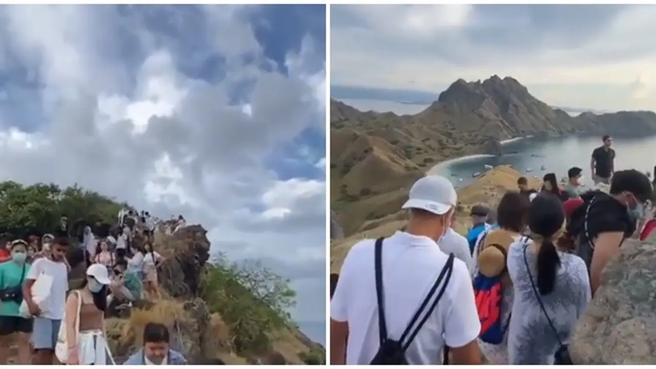 Ramai Dikunjungi, Begini Penampakan Orang Jakarta ke Pulau Padar
