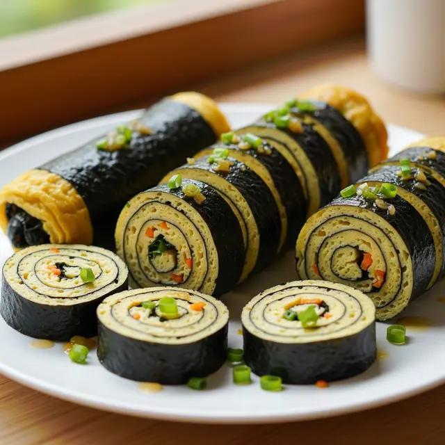 Resep Telur Dadar Gulung Nori