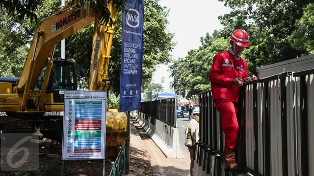 20160622-Penampakan Proyek LRT Jakarta yang Mulai Dibangun