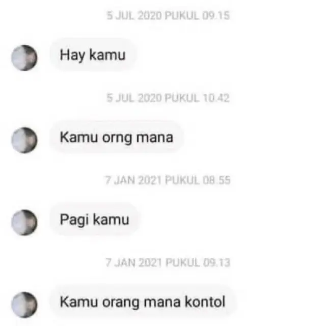 6 Chat Orang Kirim Pesan Sama Berulang Kali Tanpa Dibalas Ini Kocak