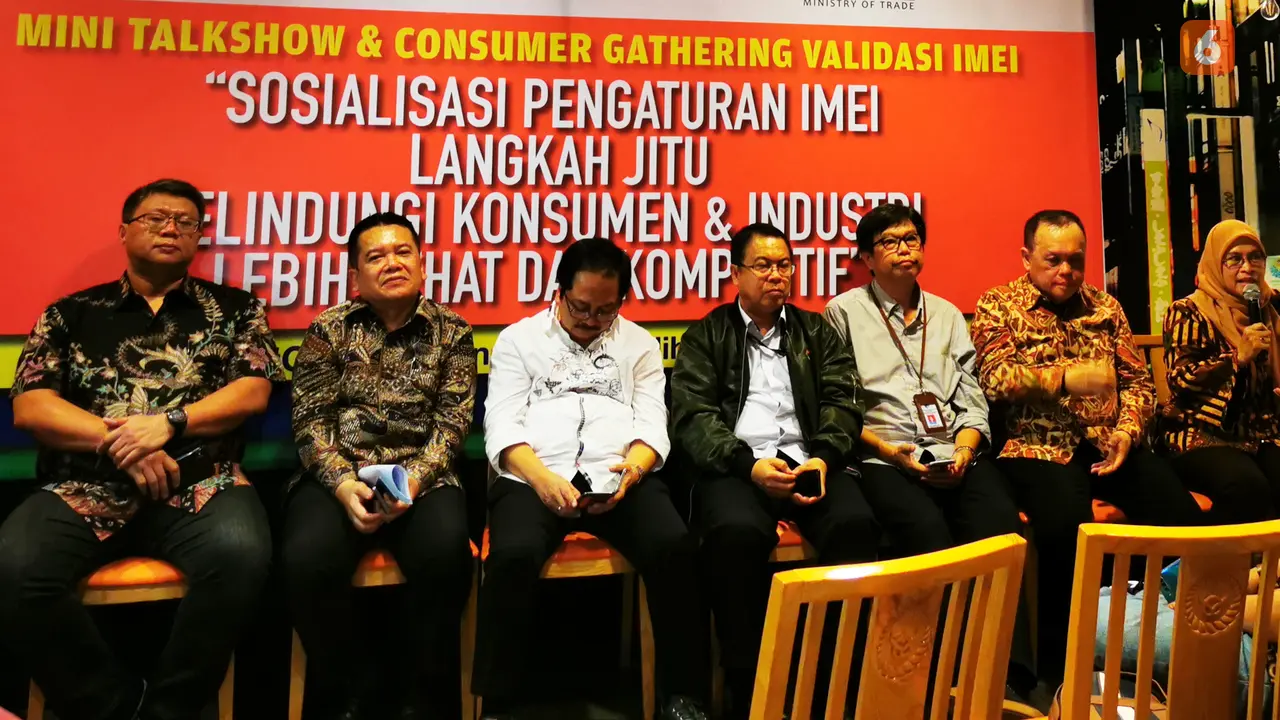 Diskusi Sosialisasi Pengaturan IMEI, Kamis (27/2/2020) di Jakarta. Liputan6.com/Mochamad Wahyu Hidayat