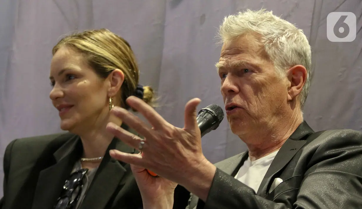 David Foster kembali menggelar konser di Indonesia. Konser bertajuk "Hitman Returns : David Foster & Firends Live in Indonesia 2024". (Liputan6.com/Herman Zakharia)