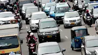 Kondisi Lalu Lintas di Kawasan Jakarta Selasa Pagi